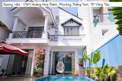Spring villa - 119/1 Hoàng Hoa Thám, Phường Thắng Tam, TP Vũng Tàu