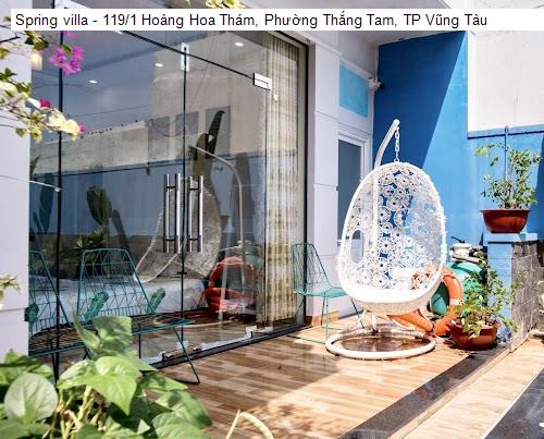 Vệ sinh Spring villa - 119/1 Hoàng Hoa Thám, Phường Thắng Tam, TP Vũng Tàu