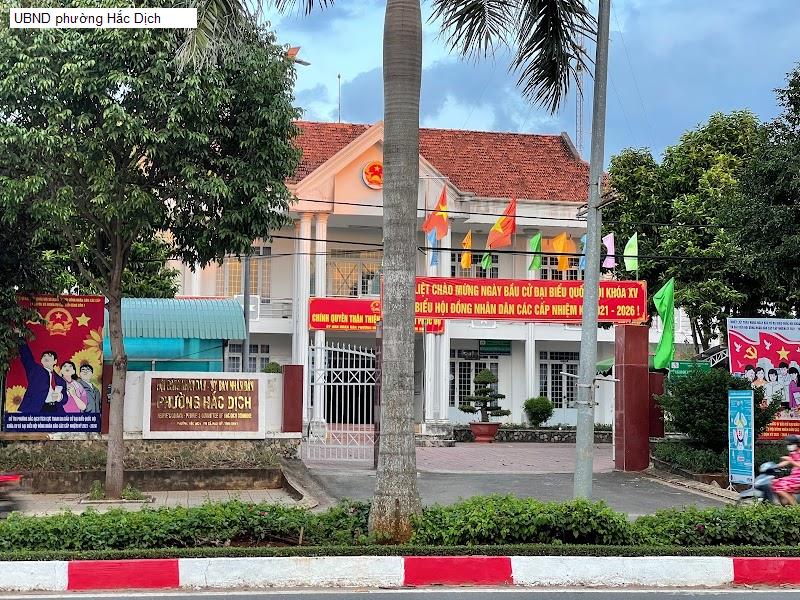 UBND phường Hắc Dịch