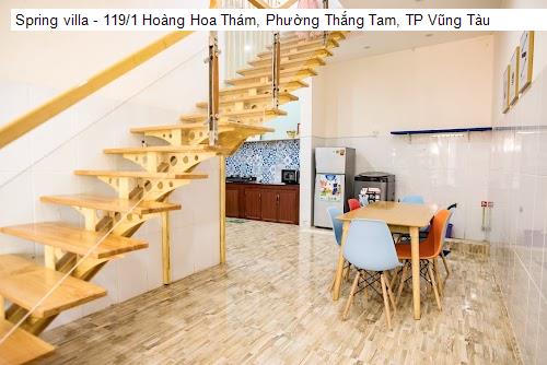Vị trí Spring villa - 119/1 Hoàng Hoa Thám, Phường Thắng Tam, TP Vũng Tàu